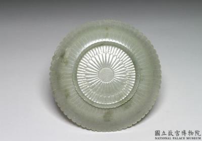 图片[3]-Jade chrysanthemun-shaped basin, Qing dynasty (1644-1911)-China Archive